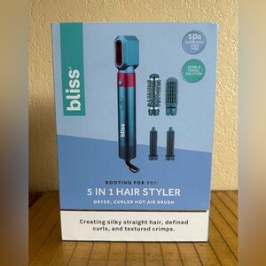 NIB list five and one hairstyler dryer, curler, hot air brush Spa approved